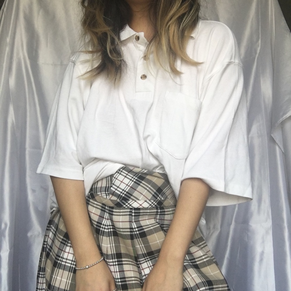 Oversized dickies collared shirt